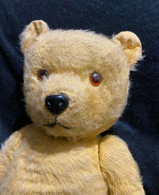 WELL LOVED VINTAGE CHILTERN TEDDY BEAR 17 INCHES 2
