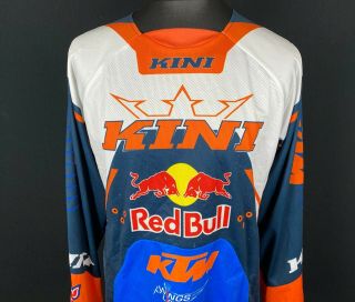 Vintage KINI Red Bull KTM Motocross Jersey 18 Monaco Men’s Size L Rare 2