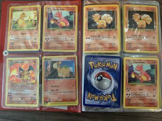 2 Pokemon Binders Of Vintage Pokemon Cards Several Foil Rares Charizard 99 - 06 2