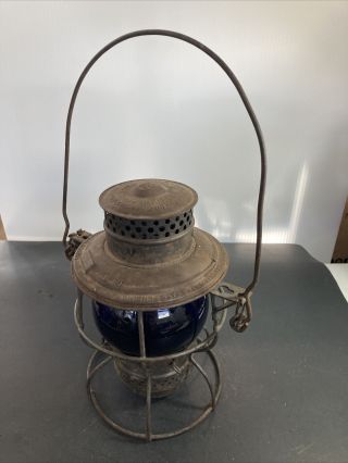Adams & Westlake Co.  (ny - Chicago - Philadelphia) Antique Lantern.  Adlake Globe.