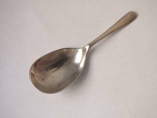 Antique Solid Sterling Silver Tea Caddy Spoon 1914/ L 9.  2 Cm/ 14 G