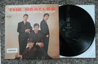 Beatles Rare 1964 Vee Jay " Introducing The Beatles " Stereo Sticker Version