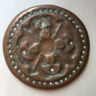 Copper Arts And Crafts Style Small Tray Dish 2