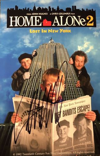 President Of United States Donald Trump Signed 8x12 Photo Home Alone 2 Rare Item