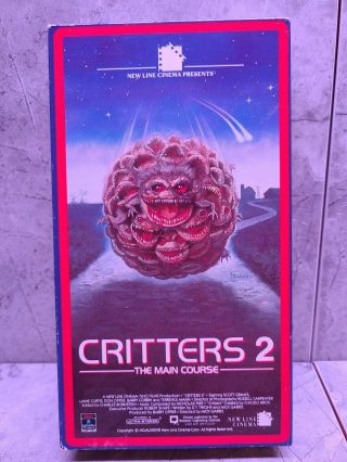 Critters 2 - Vhs - Rare Cult Classic 80s Horror (s3)