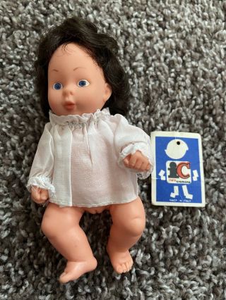 Vintage 1967 Doll Italo Cremona 6” Made In Italy