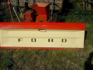Vintage Rare Color Man Cave Ford Tailgate Truck 1960s 1970s Bench Seat