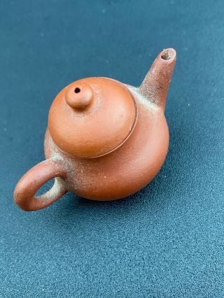 Fine Antique miniature Chinese Yixing teapot - Signed 3