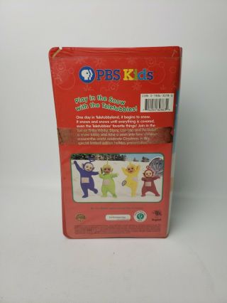 Teletubbies Christmas in the Snow 2 VHS It ' s Snowing Snow Tubby rare oop VHS 3