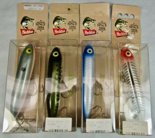 Four Heddon Zara Spook Lures In Blister Packs Sd Bb Xbl Xrs