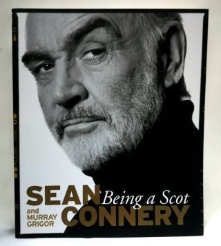 RARE Signed SEAN CONNERY Being A Scot Softcover BOOK Beckett BAS LOA 2