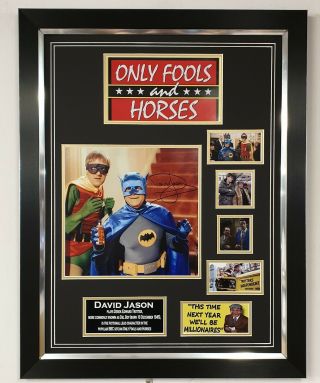 Rare David Jason Only Fools And Horses Signed Photo Autographed Picture Display