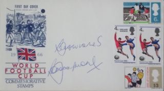 Bobby Moore Signed England 1966 World Cup Wilnner Fdc Rare Autograph
