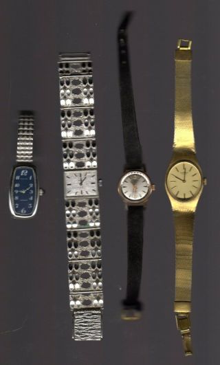 Vintage Mechanical Ladies Wristwatch X 4