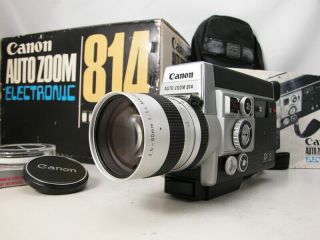 Pro Canon 8 Movie Camera W/rare Slow Motion & Pro Speed Wow