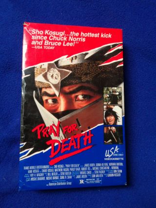 Pray For Death Betamax Sho Kosugi Ninja Big Box Action Horror Cult Gore Rare