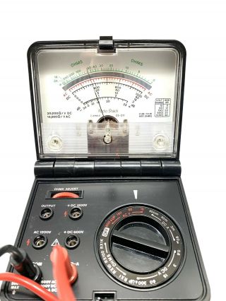 Vintage/Working No.  22 - 211A 25 - Range Folding Multi - test Meter by Radio Shack 3