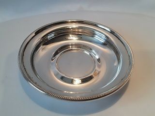 Vintage Mappin And Webb 5 1/2 Inch Silver - Plated Shallow Bowl.