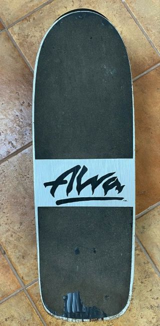 SIGNED Rare Vintage 1980 ' s ALVA Skateboard Complete Deck - NM 2