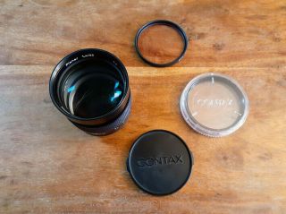 Rare Carl Zeiss Planar 1,  4/85 T Lens Made In W Germany For Contax Rts 6148113