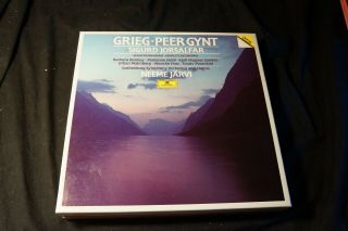 Grieg Peer Gynt Sigurd Jorsalfar.  Neeme Järvi Dgg Digital Nm Rare 2 - Lp Box