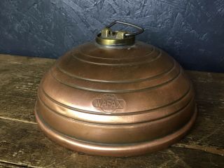 Vintage Copper Hot Water Bottle Bed Warmer By Wafax