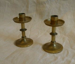 Miniature Candlesticks,  Arts And Crafts,  Gothic Revival