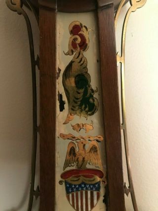 Rare Tiffany & Co.  Battle of Lake Erie Chelsea Ship ' s Bell Banjo Clock 4