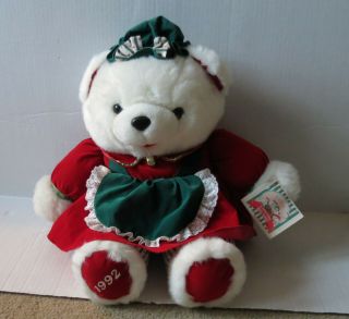 Fairview 21 " Kmart Christmas Holiday 1992 Teddy Bear Girl 1986 Vintage Plush