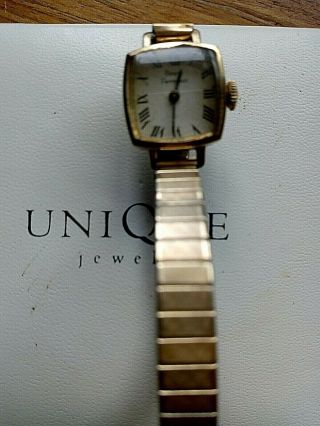 Vintage.  Girard Perregaux.  Ladies Watch.  10k Gold Filled.