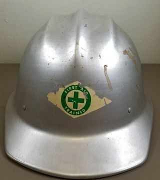 Rare Vintage E.  D.  BULLARD 502 Aluminum Safety Helmet HARD BOILED Hat S.  F.  U.  S.  A. 6