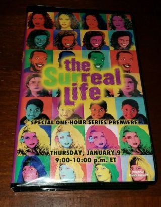 Rare The Surreal Life Wb Tv Show Promo Series Premier Screening Review Vhs