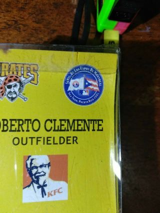 Roberto Clemente Pittsburgh Pirates Puerto Rico NIB 04 SGA rare Bobblehead KFC 3