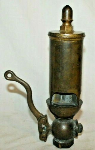 Rare 1920s 11 " Buckeye Brass Steam Locomotive Or Tractor 3 - Tone Whistle