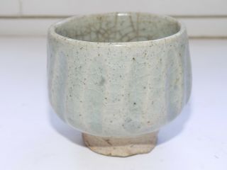 Early Antique Chinese Porcelain Footed Water Pot Green Celadon Glaze