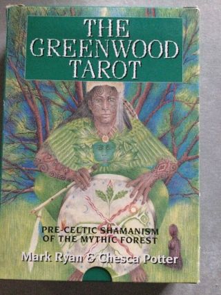 The Greenwood Tarot Mark Ryan & Chesca Potter Rare (oop) 1996 Complete
