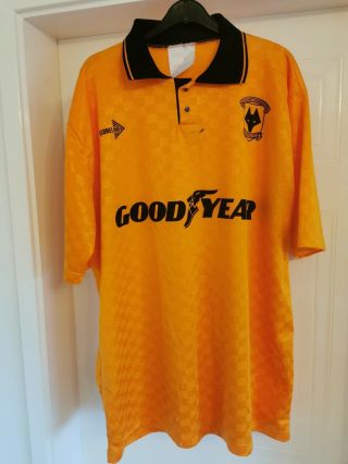 Very Rare Wolverhampton Wanderers Football Shirt And Shorts 1990