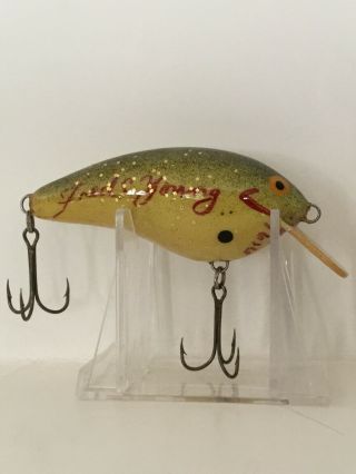 Rare Fred C Young Big O Lures 1616 Signed