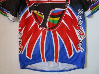 Vtg Aussie TOMAC Scary Fast Racing Team Race Jersey Shirt MX MTB Cycling L Rare 3