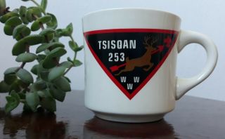 Rare Tsisqan 253 Order Of The Arrow Coffee Mug