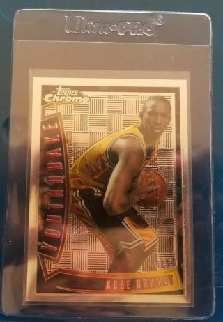 Kobe Bryant 1996 - 97 Topps Chrome Youthquake Yq15 Rookie Card Lakers Rc Hot Rare