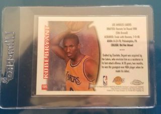 KOBE BRYANT 1996 - 97 Topps Chrome Youthquake YQ15 Rookie Card Lakers RC Hot Rare 2