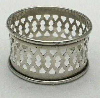 Vintage Sterling Silver Serviette Napkin Ring 1931
