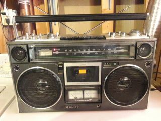 Vtg Rare Sanyo M9994 Cassette Radio Boombox Ghetto Blaster M 9994