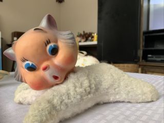 Vintage My Toy Rubber Faced/Headed Stuffed Cat 3