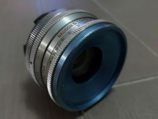 RARE Bausch & Lomb Television Baltar 50mm f2.  3 screw mount 6