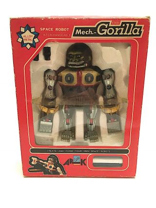 1978 Rare Ark 05 Mech - Gorilla Diecast Figure Bullmark Arkron Kong Robot