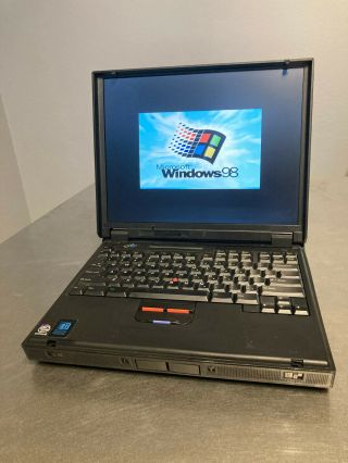 Ibm Thinkpad 770z Retro Gaming/business Laptop Rare Loaded 98se Nt4