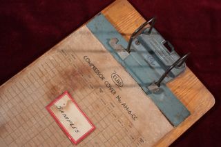 Antique Yawman & Erbe Mfg Clip Board Elbe File & Binder Co.  Ny 1930 