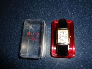 Damen Osco Uhr Mit Box Armband Schwarz Mit Box